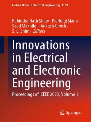 cover image of Innovations in Electrical and Electronic Engineering